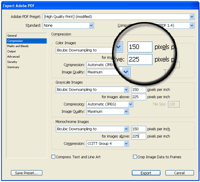 Save to PDF and optimize your file by compressing the text and images. You will then achieve the same good quality but with a smaller file.